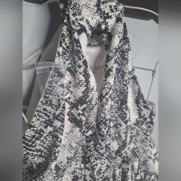Worthington Halter Snake Print Dress Sz6 #New - Picture 4 of 9